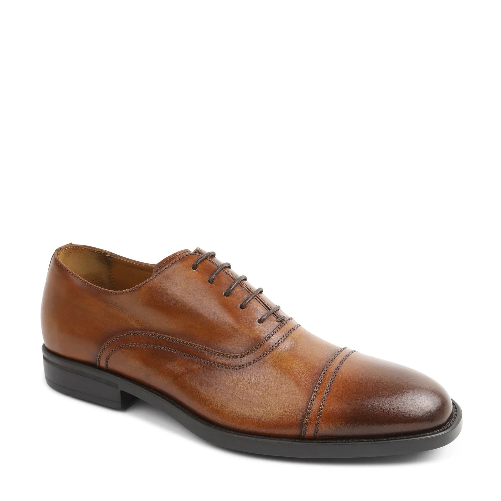 Butler Cap-Toe Oxford - Cognac sold by Bruno Magli