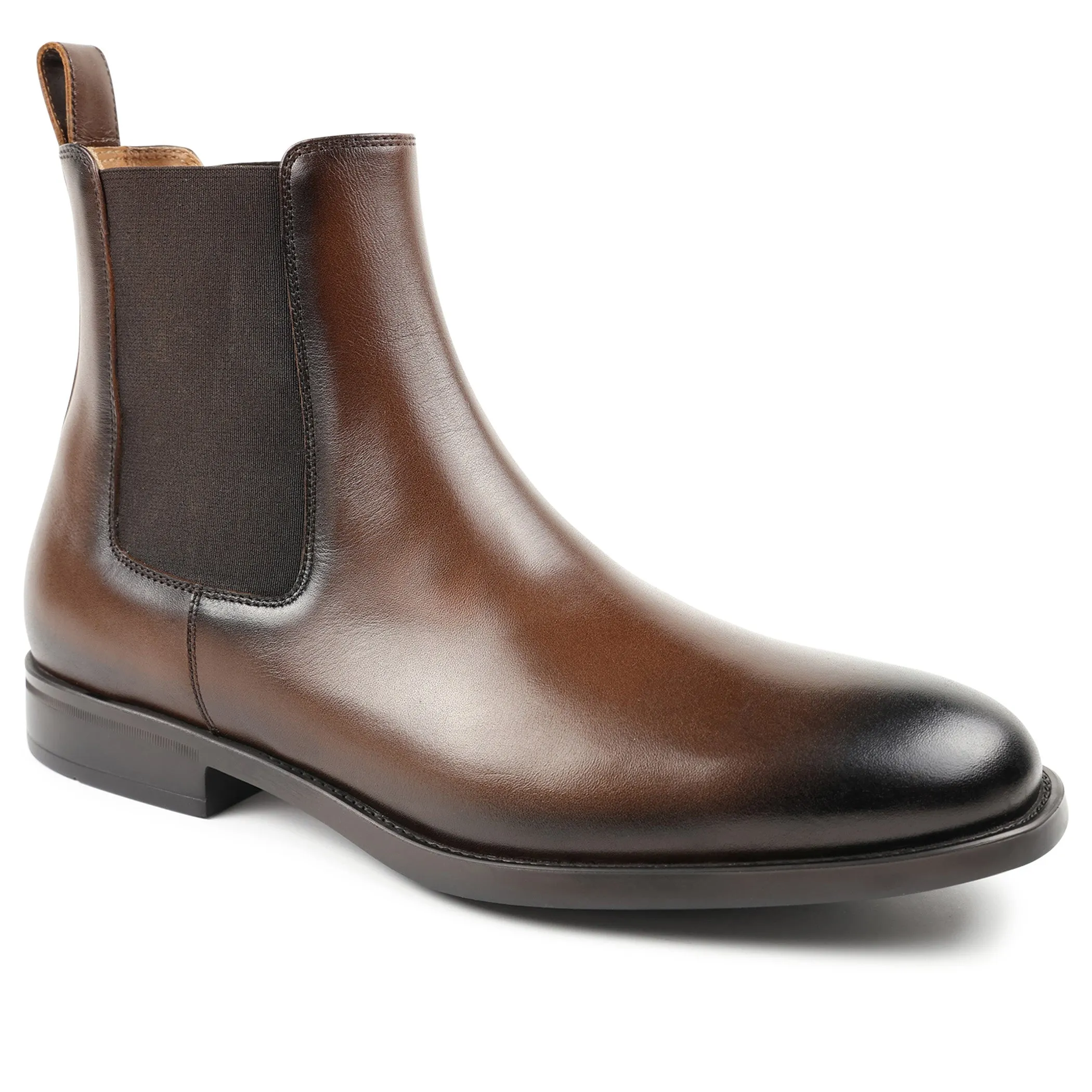 Bucca Double-Gore Chelsea Boot - Dark Brown sold by Bruno Magli