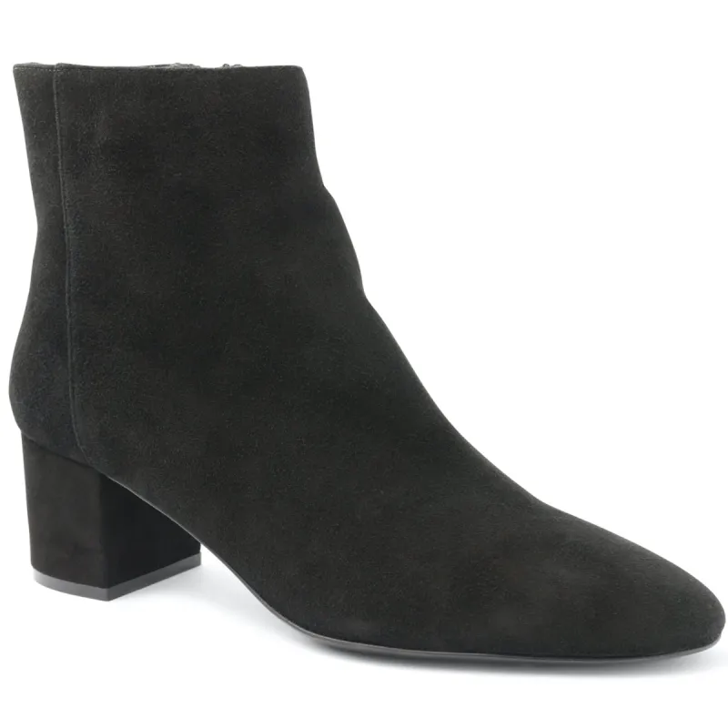 Vinny Suede Ankle Boot - Black sold by Bruno Magli
