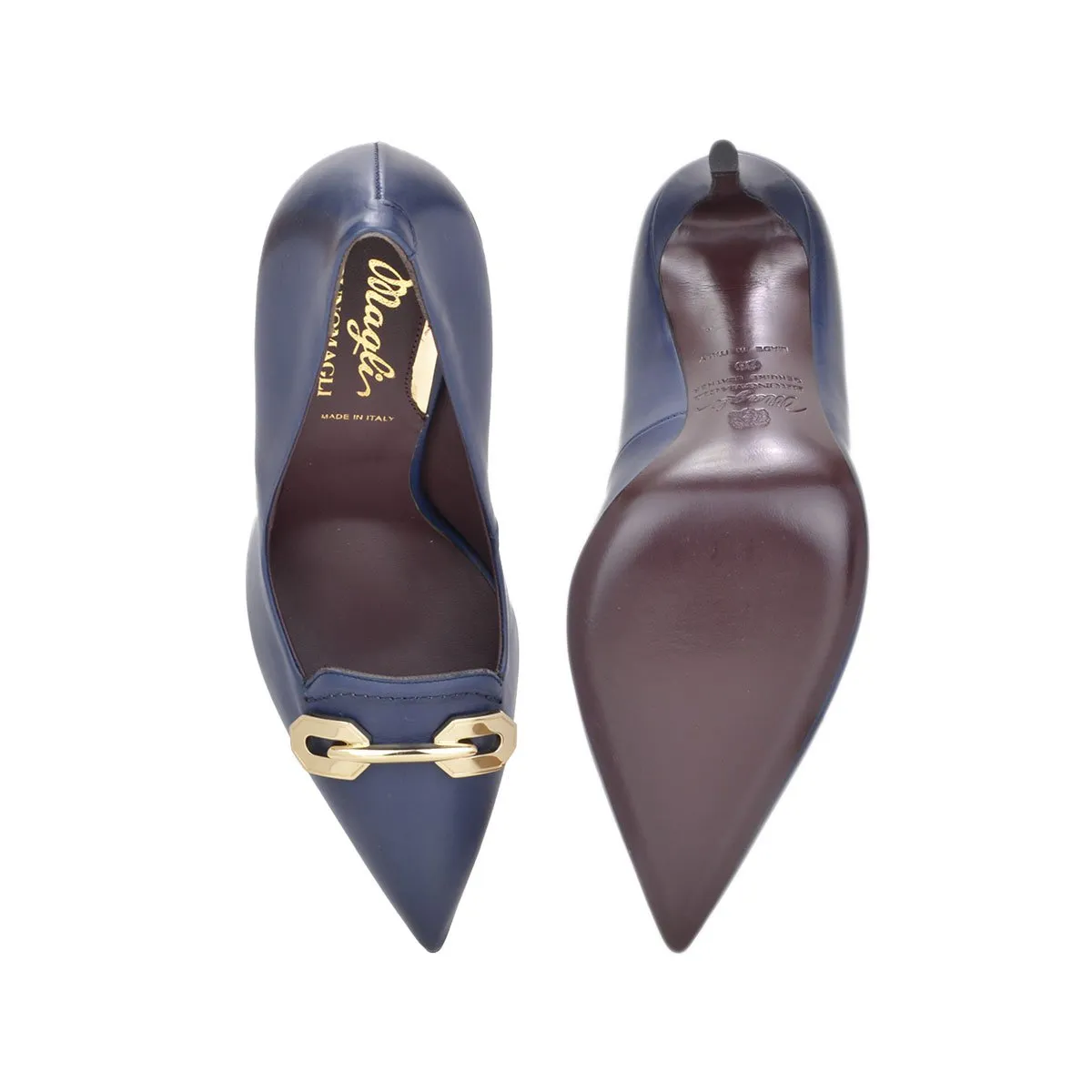 Alina Leather Pump, 4-Inch - Ink sold by Bruno Magli product image thumbnail 4