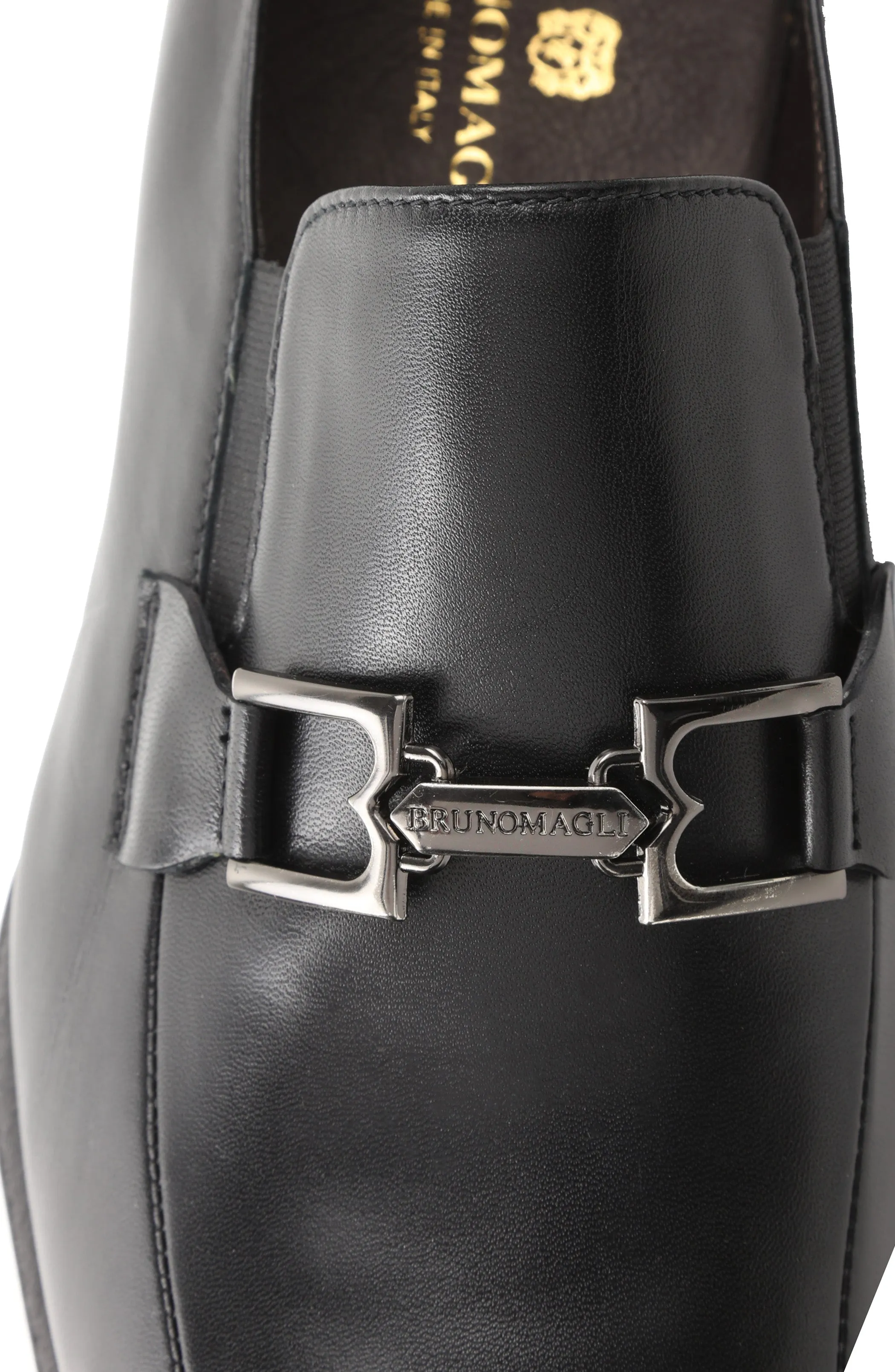 Rialto Black Leather Slip-On Loafer sold by Bruno Magli product image thumbnail 5