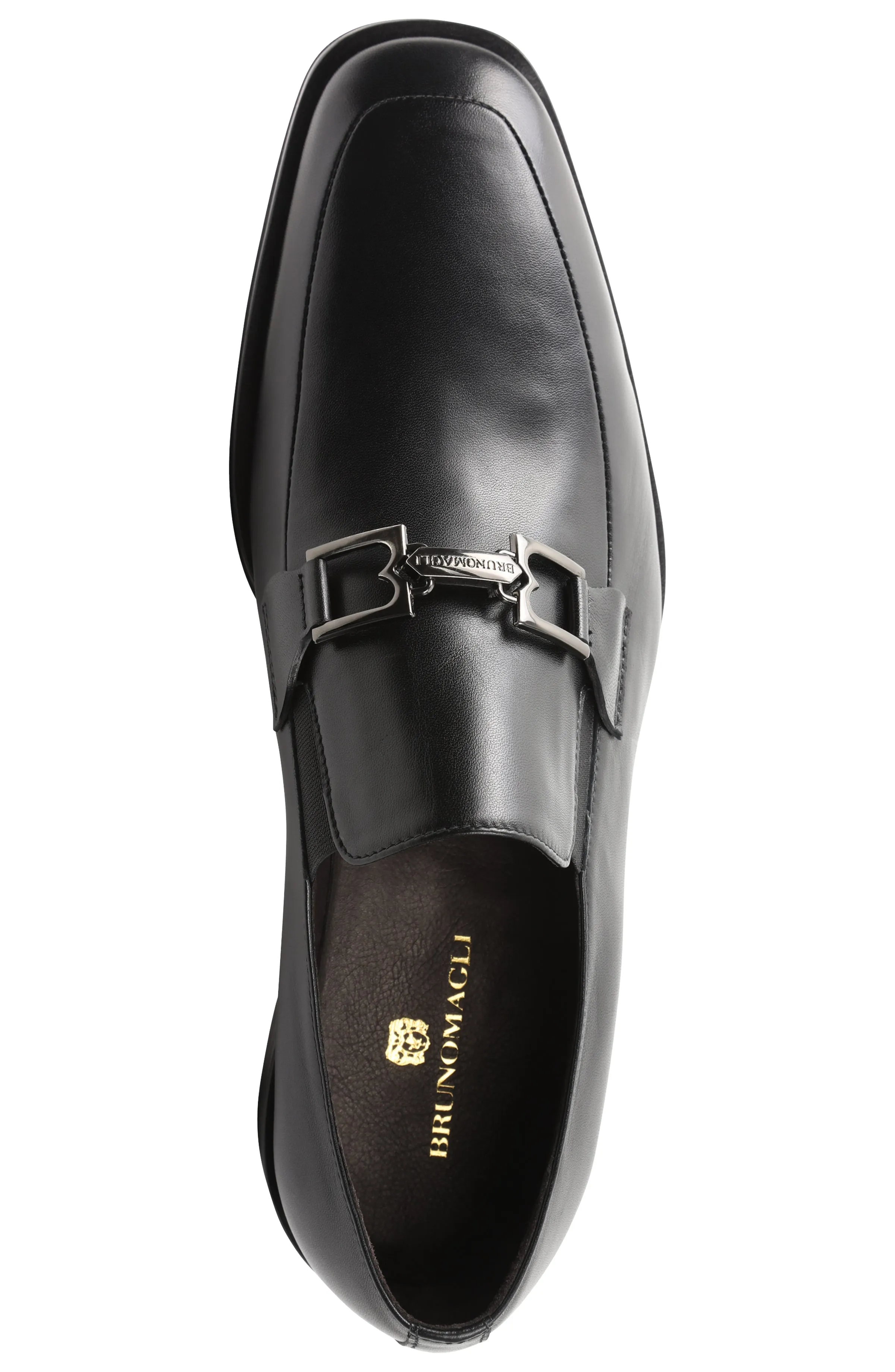 Rialto Black Leather Slip-On Loafer sold by Bruno Magli product image thumbnail 4