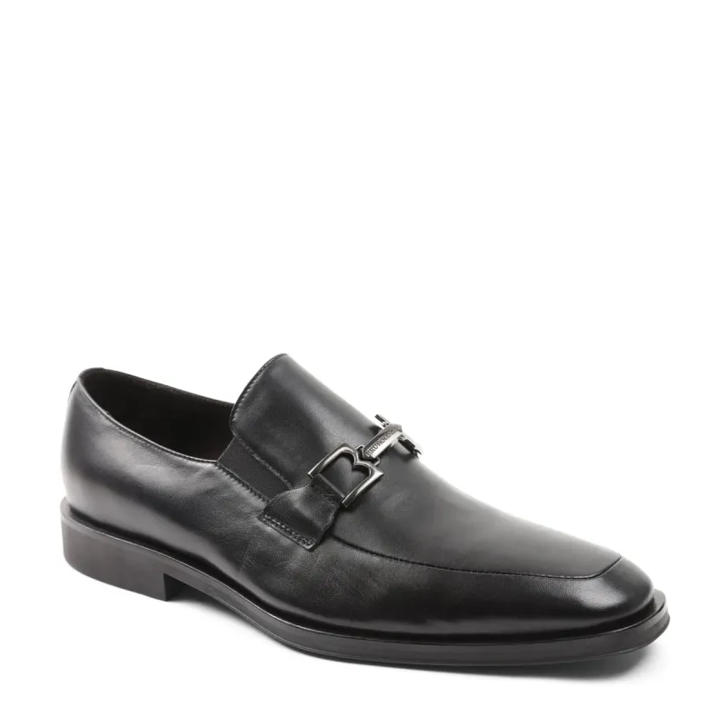 Rialto Black Leather Slip-On Loafer sold by Bruno Magli