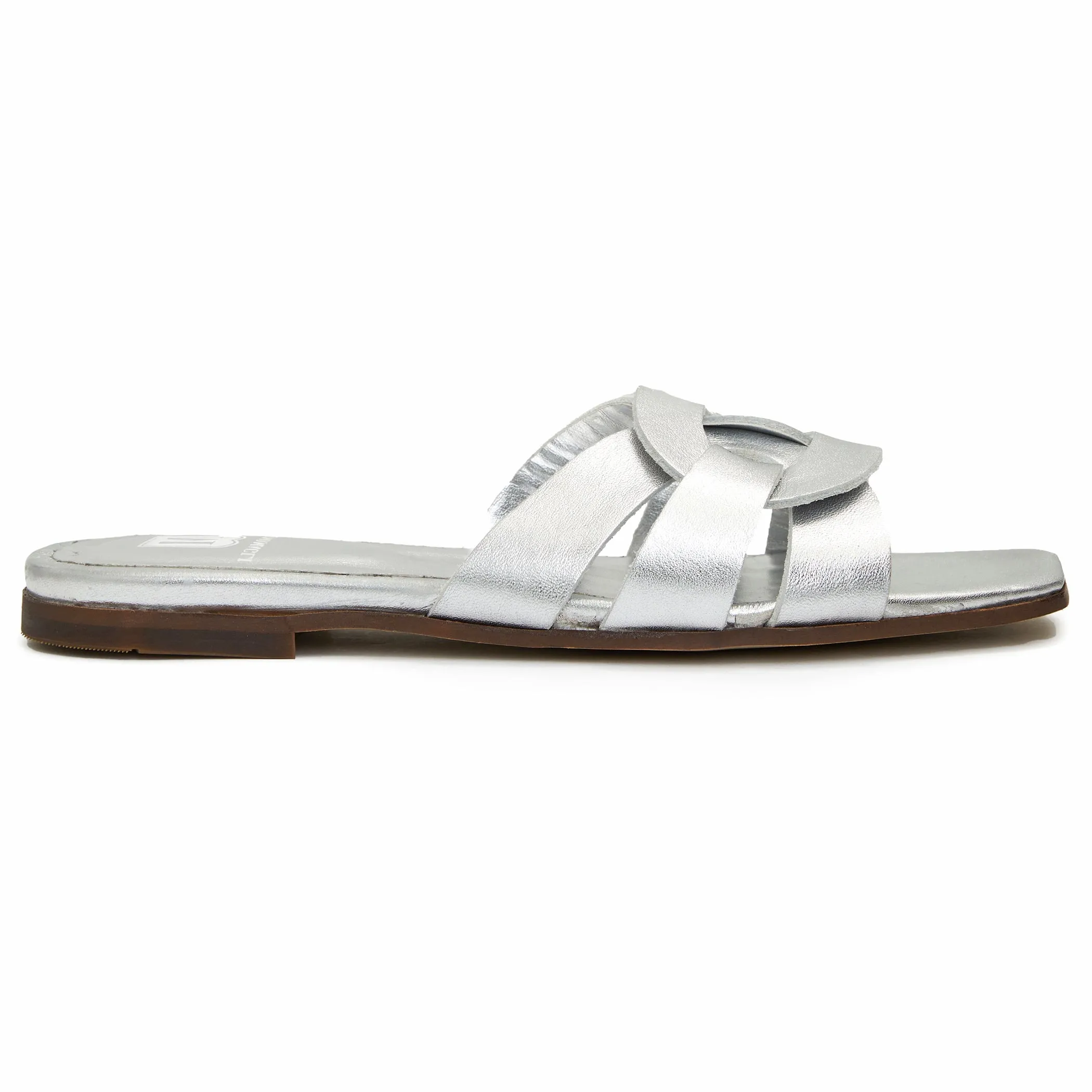 ALESSIA SILVER METALLIC sandal sold by Bruno Magli product image thumbnail 2
