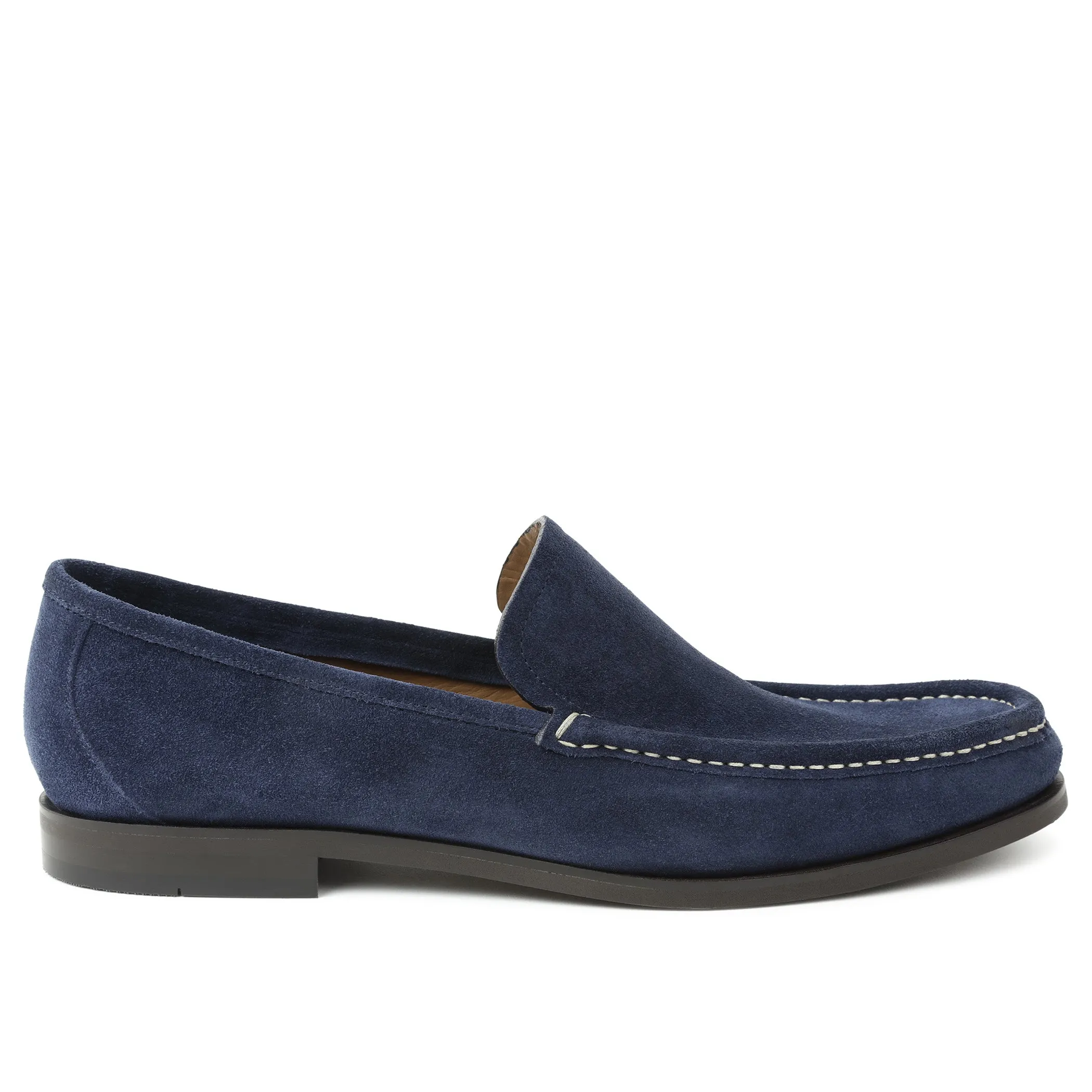 Encino Suede Casual-Vamp Loafer - Navy sold by Bruno Magli product image thumbnail 2