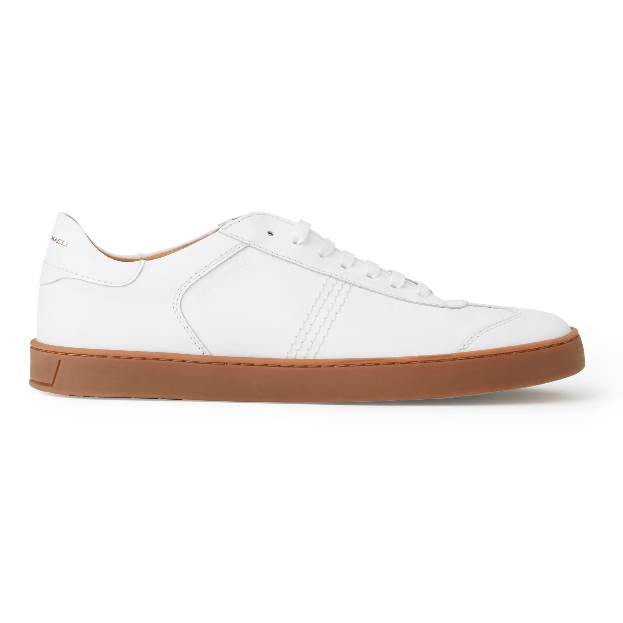 Bono Leather Lace-up Sneaker- White sold by Bruno Magli product image thumbnail 3