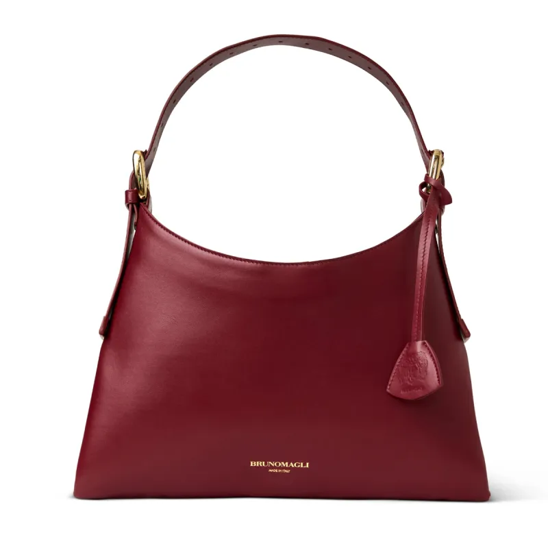 Cora Mini Wine Nappa Leather sold by Bruno Magli
