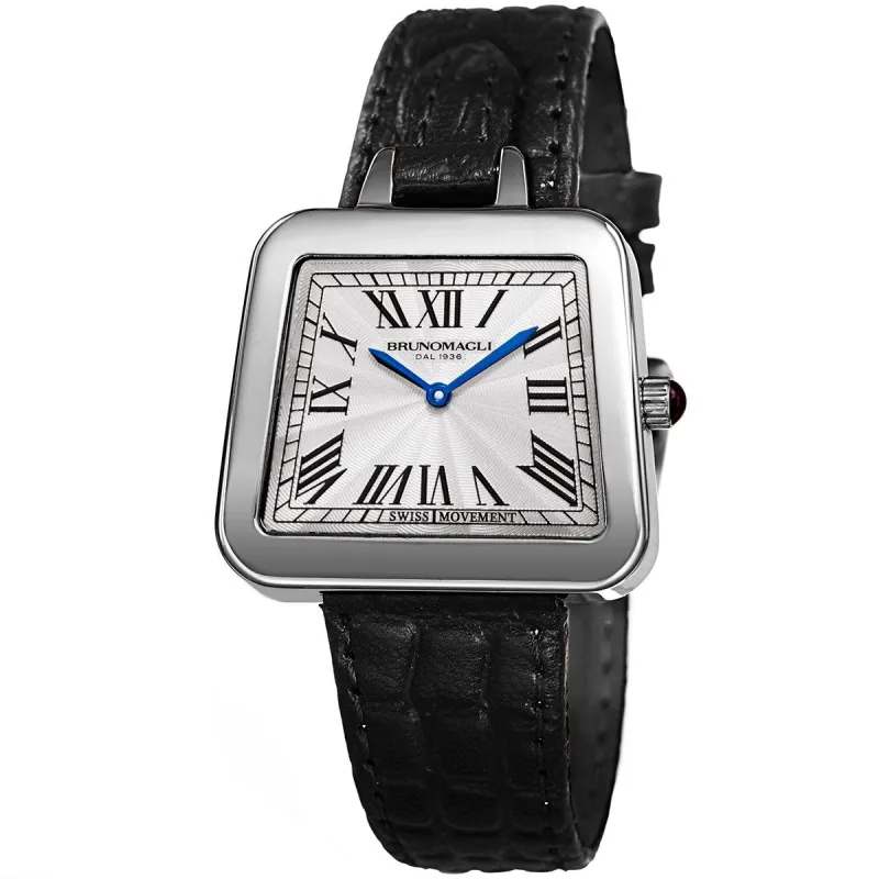 Emma 1141 Watch, Black Strap sold by Bruno Magli