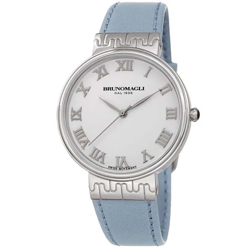 Isabella 1102 Watch, Light Blue Strap sold by Bruno Magli