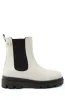 Alma Chunky Leather Chelsea Boot - Off White sold by Bruno Magli