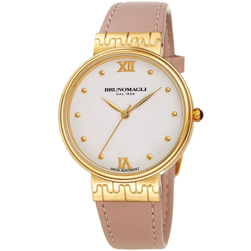 Isabella 1102 Watch, Pale Pink Strap sold by Bruno Magli