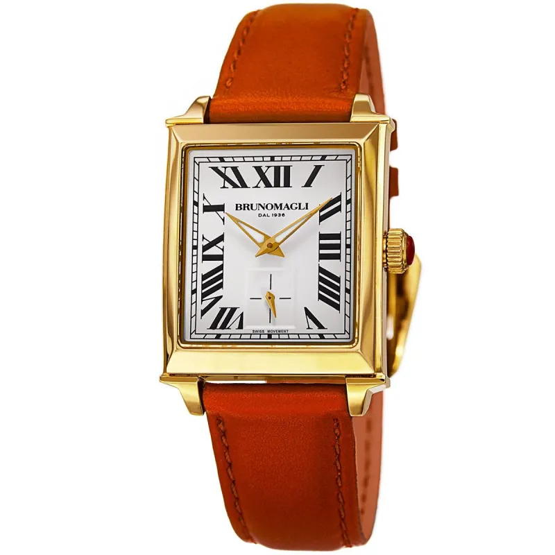 Valentina 1061 Watch, Orange Strap sold by Bruno Magli