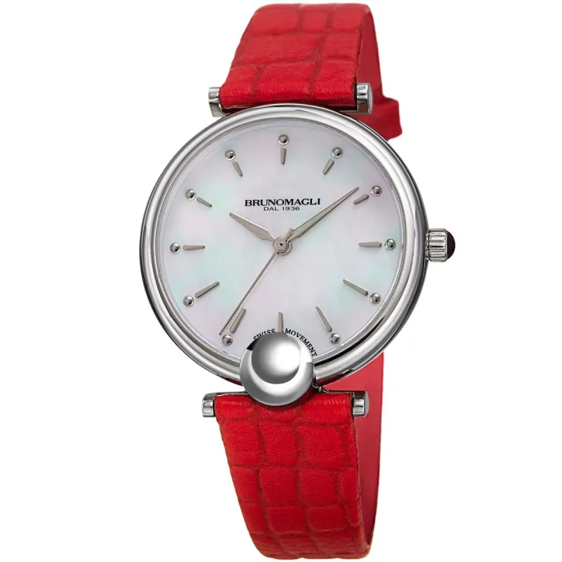 Miranda 1021 Watch, Red Strap sold by Bruno Magli