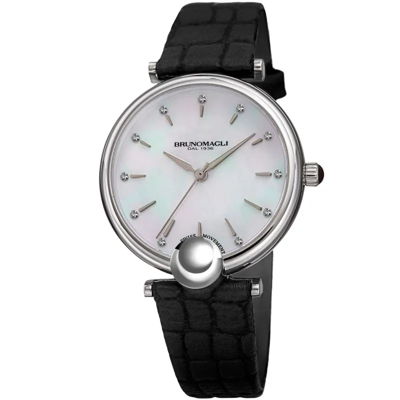 Miranda 1021 Watch, Black Strap sold by Bruno Magli