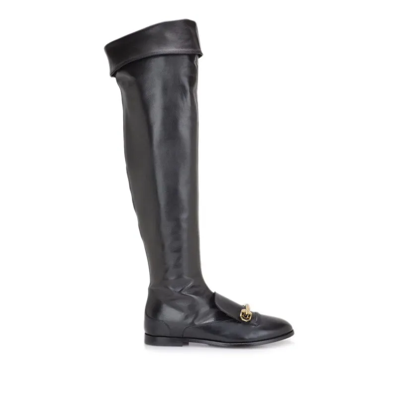 Mirella Leather Boot - Black Leather sold by Bruno Magli