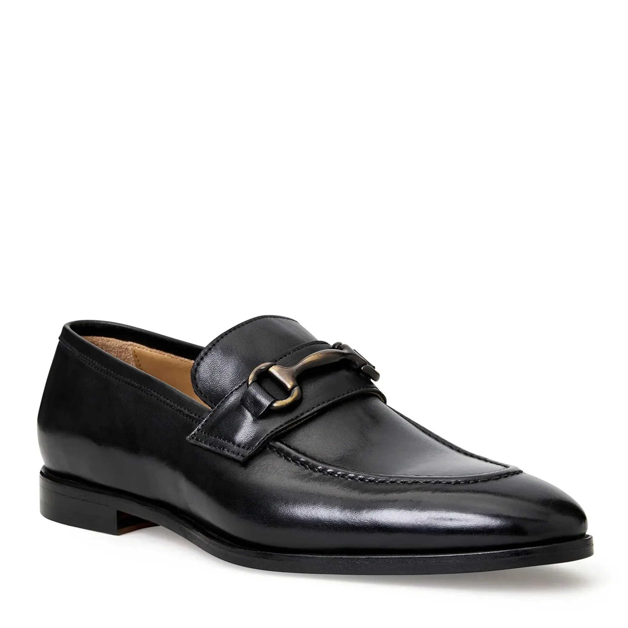 PIERO SLIP-ON DRESS LOAFER-BLACK sold by Bruno Magli