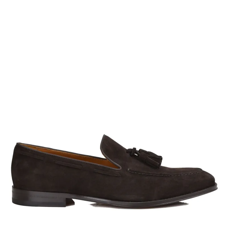 Fabiolo Suede - Dark Brown Suede sold by Bruno Magli