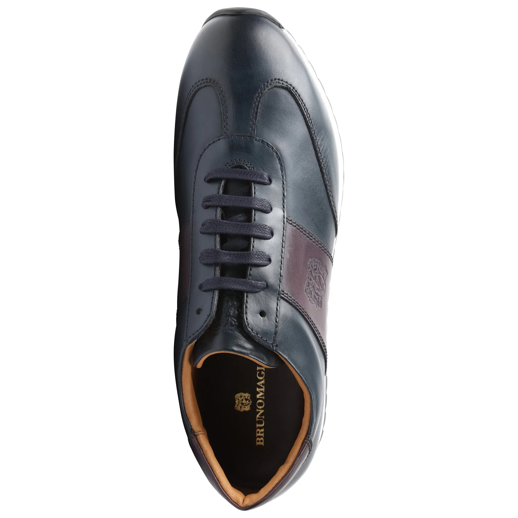 Elliot Jogger Lace-Up Oxford Sneaker - Navy sold by Bruno Magli product image thumbnail 4