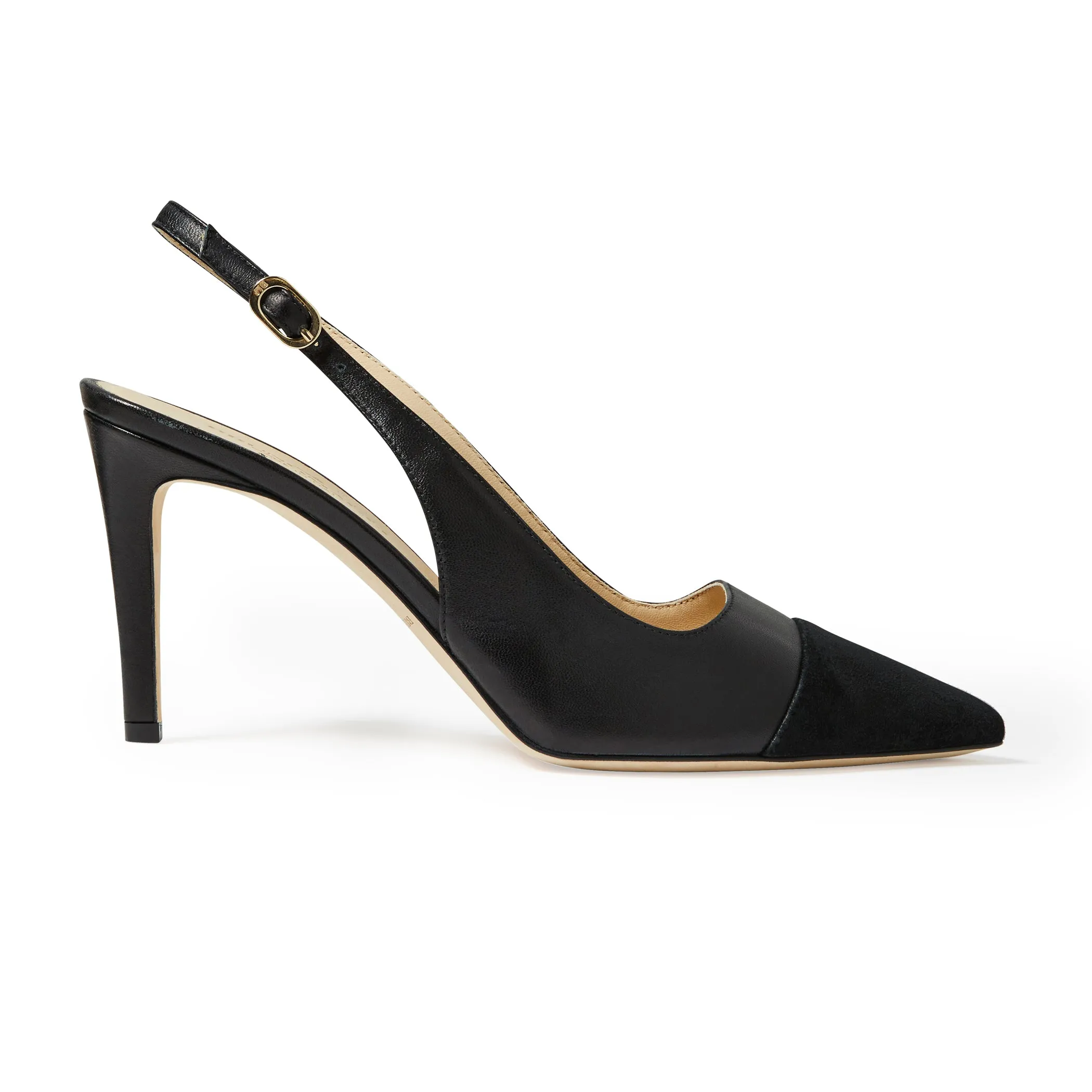 ALINA SLINGBACK PUMP BLACK SUEDE sold by Bruno Magli product image thumbnail 2