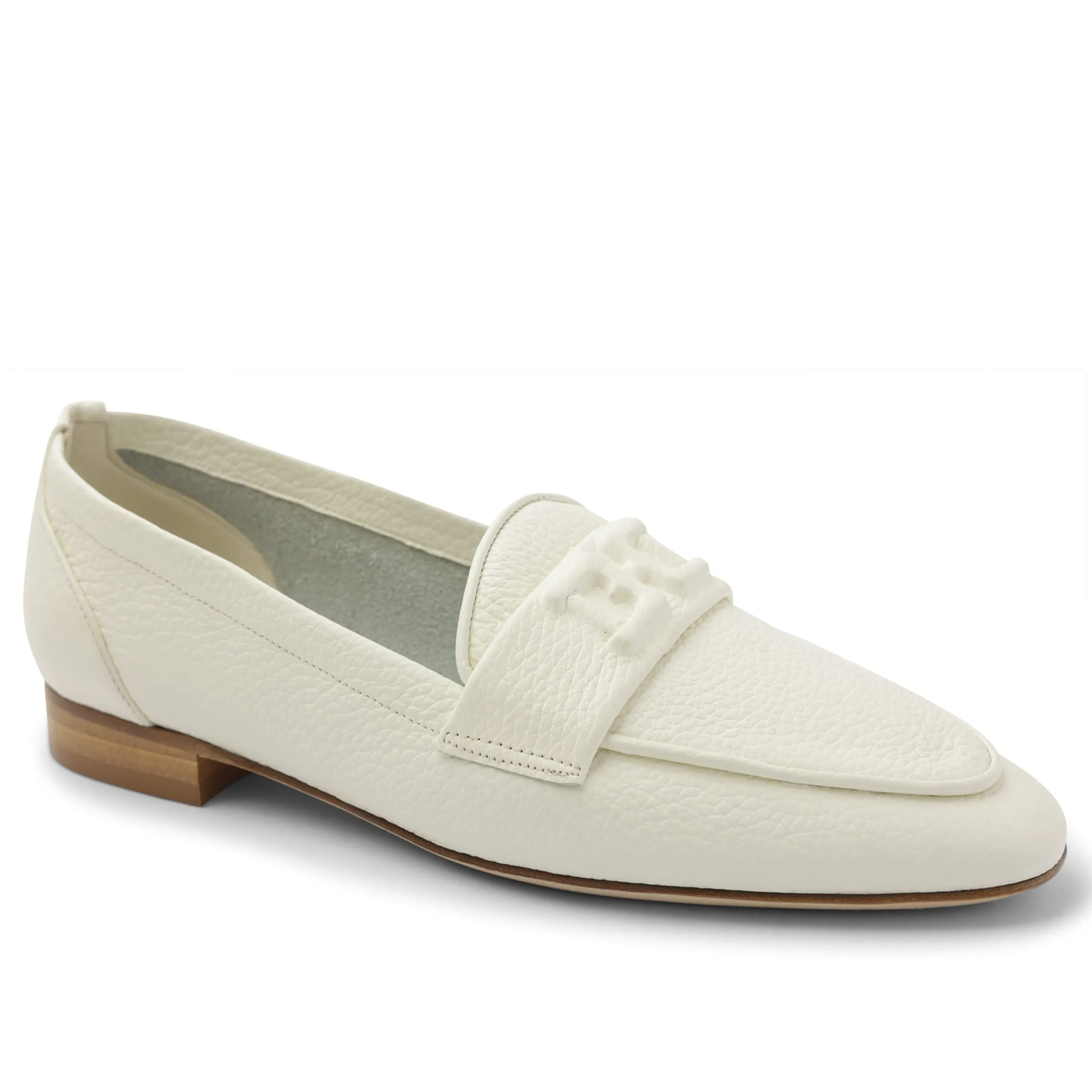 Morris Women's Soft Leather Slip-On Loafer - Off White sold by Bruno Magli