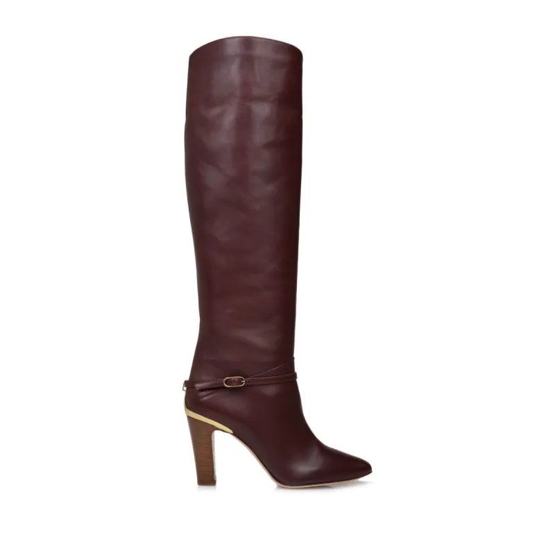 Vanessa Boot  - Wine Leather - Online Exclusive sold by Bruno Magli