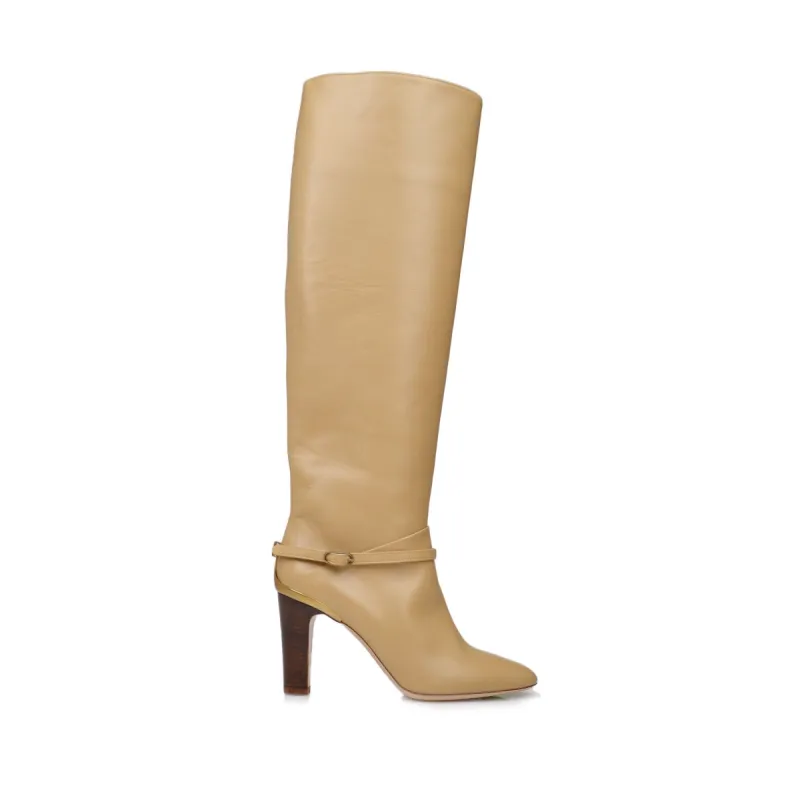 Vanessa Boot - Vanilla Leather - Online Exclusive sold by Bruno Magli
