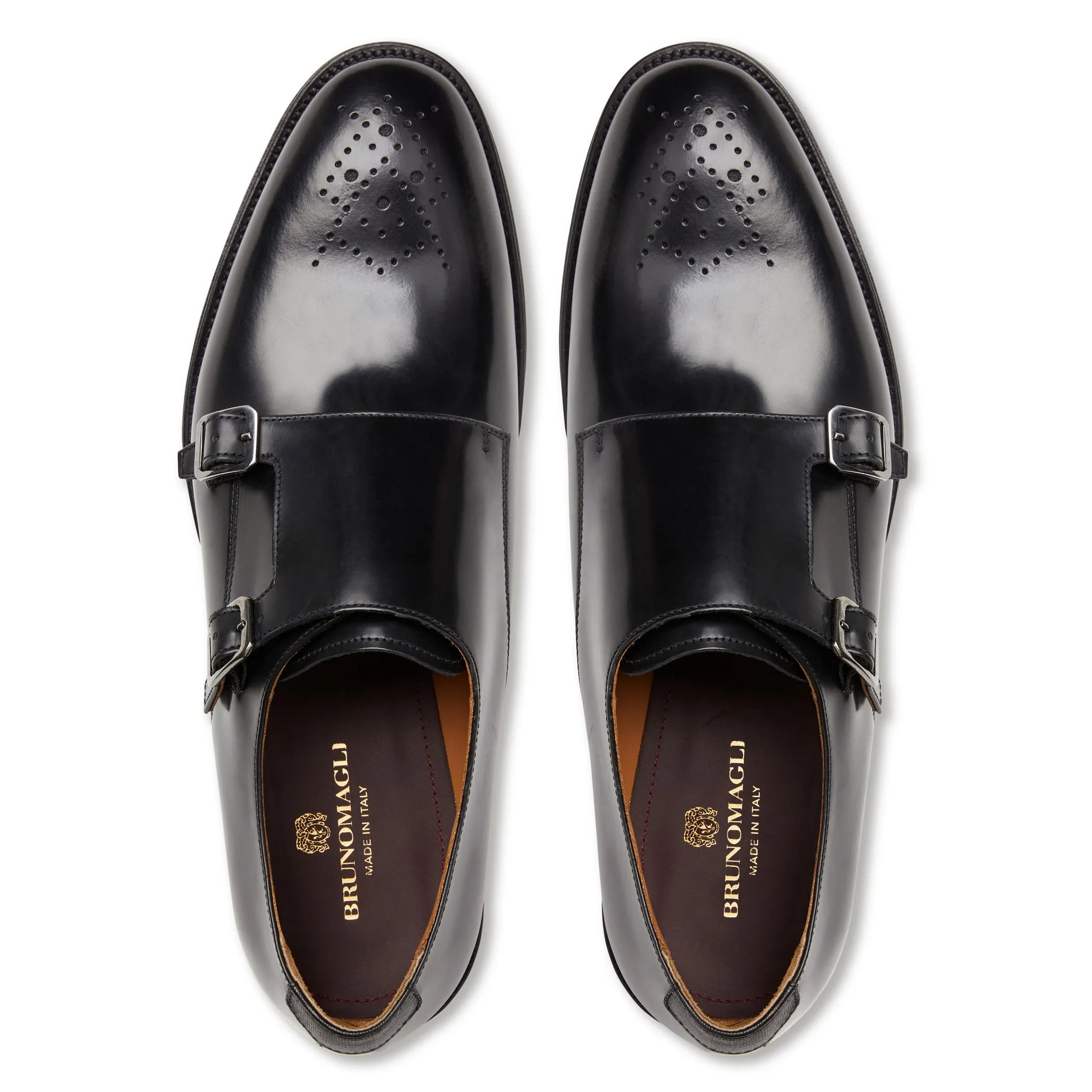 Alfeo Double Monk Strap-Black sold by Bruno Magli product image thumbnail 5
