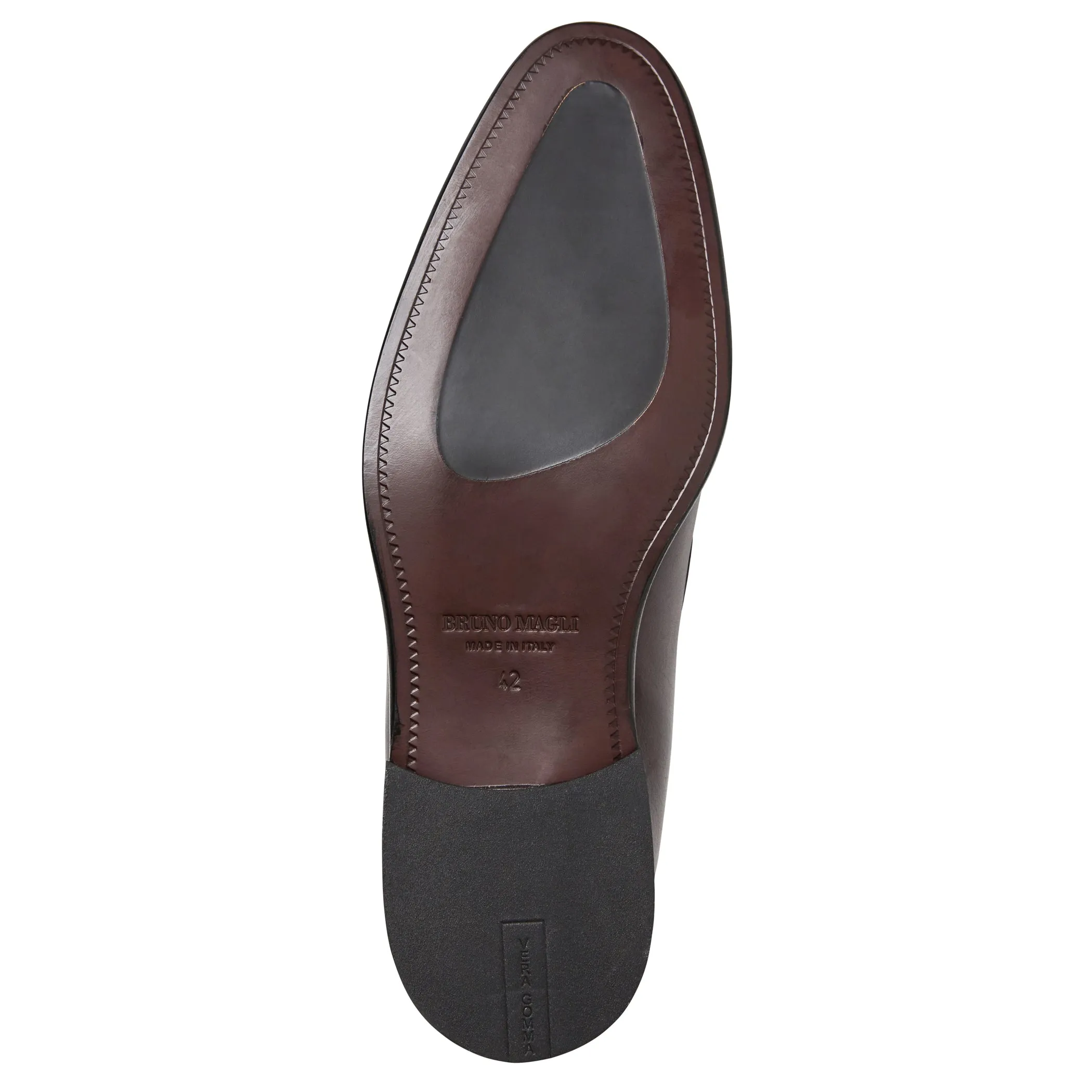 Sante Double Gore classic Bit leather Loafer-Bordeaux sold by Bruno Magli product image thumbnail 5