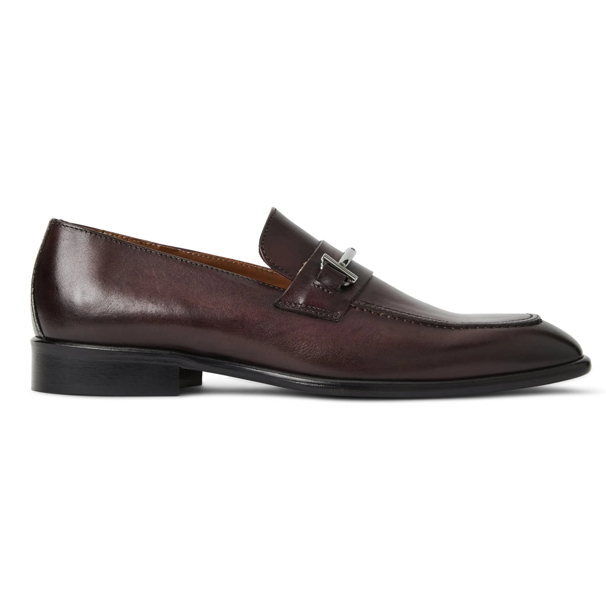 Sante Double Gore classic Bit leather Loafer-Bordeaux sold by Bruno Magli product image thumbnail 4