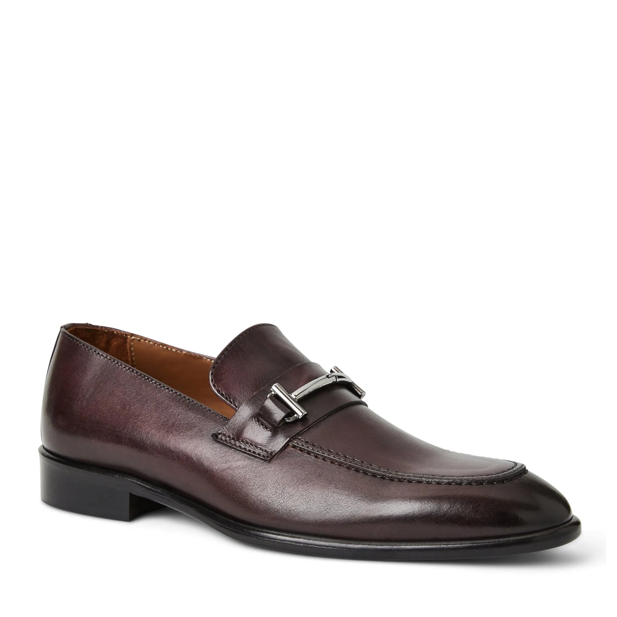 Sante Double Gore classic Bit leather Loafer-Bordeaux sold by Bruno Magli