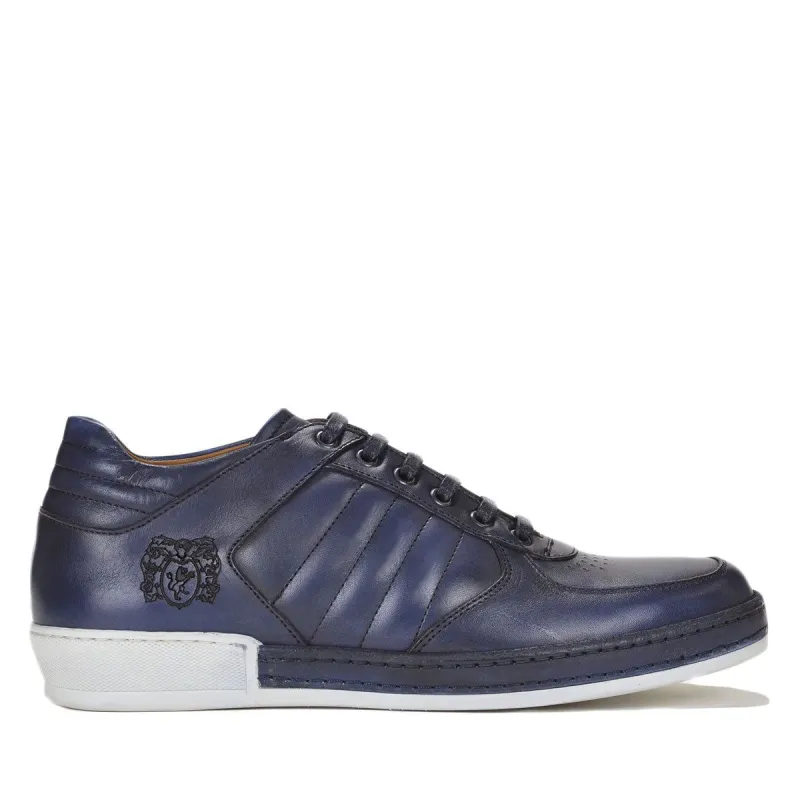 Santo Sneaker - Blue Leather sold by Bruno Magli