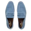 LASTRA SLIP-ON SUEDE LOAFER-LIGHT BLUE sold by Bruno Magli