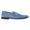 LASTRA SLIP-ON SUEDE LOAFER-LIGHT BLUE sold by Bruno Magli