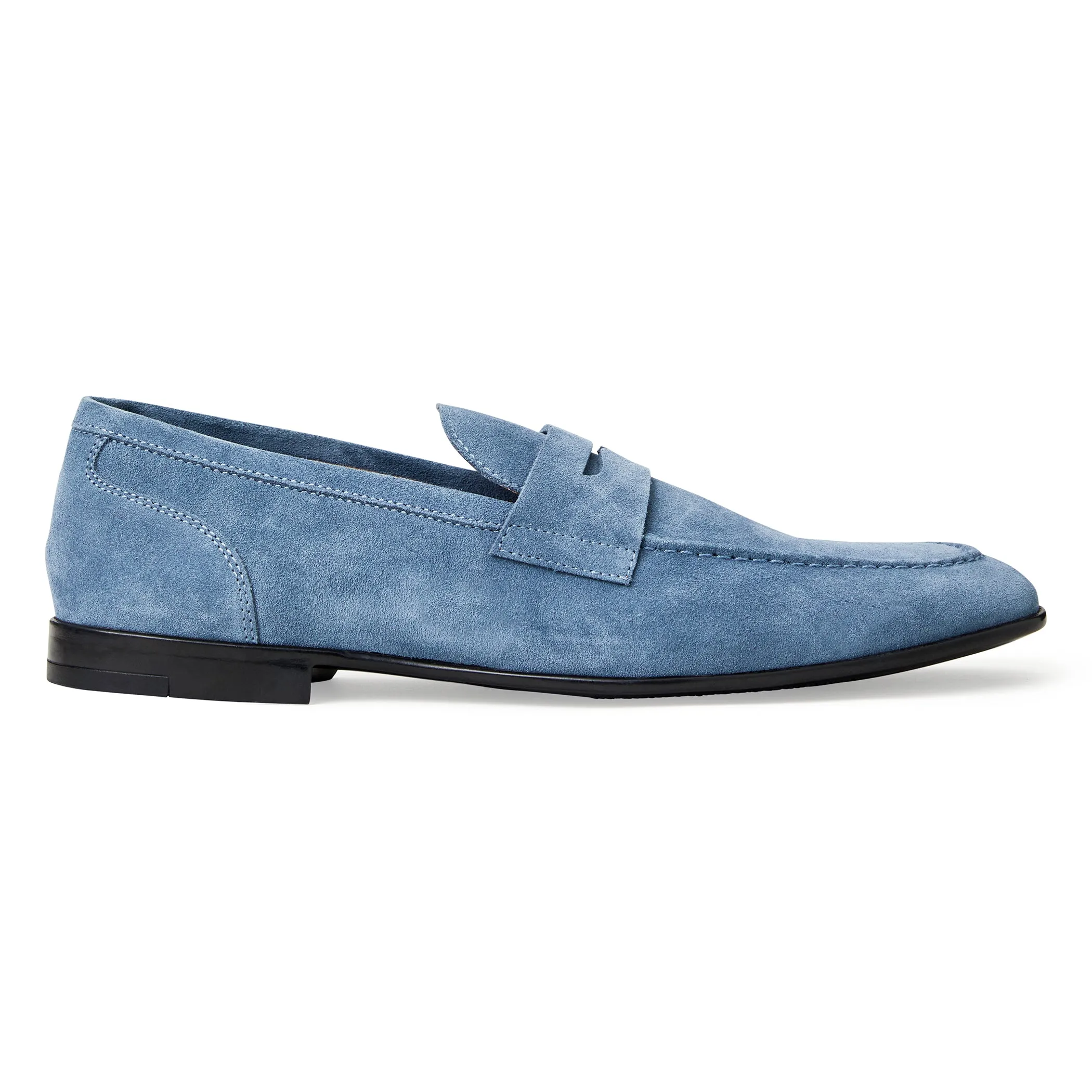 LASTRA SLIP-ON SUEDE LOAFER-LIGHT BLUE sold by Bruno Magli product image thumbnail 3