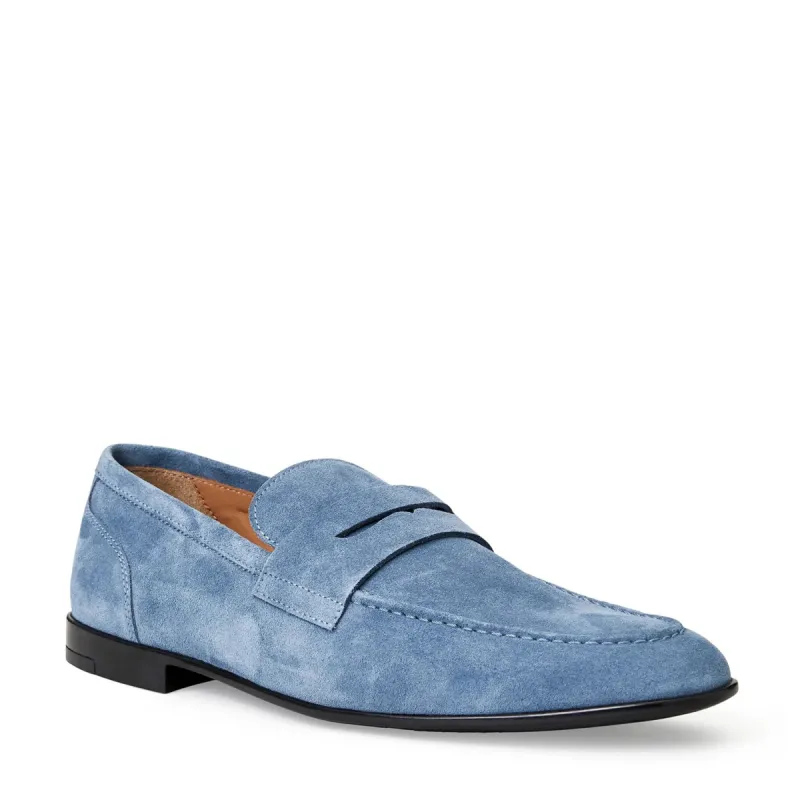 LASTRA SLIP-ON SUEDE LOAFER-LIGHT BLUE sold by Bruno Magli