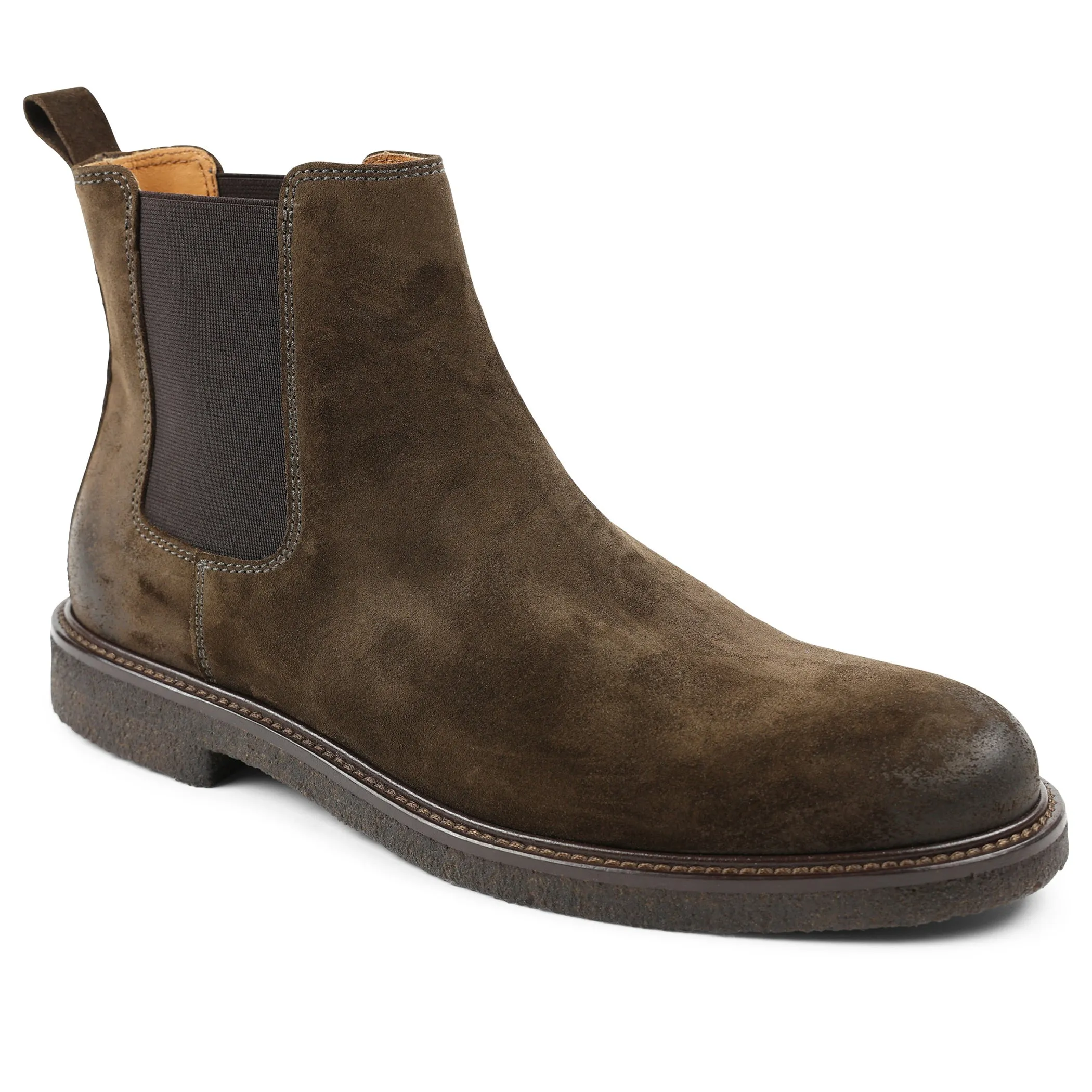 Gasol Twin-Gore Chelsea Boot - Dark Brown sold by Bruno Magli