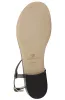 Marina Leather Embellished Thong Sandal - Black sold by Bruno Magli