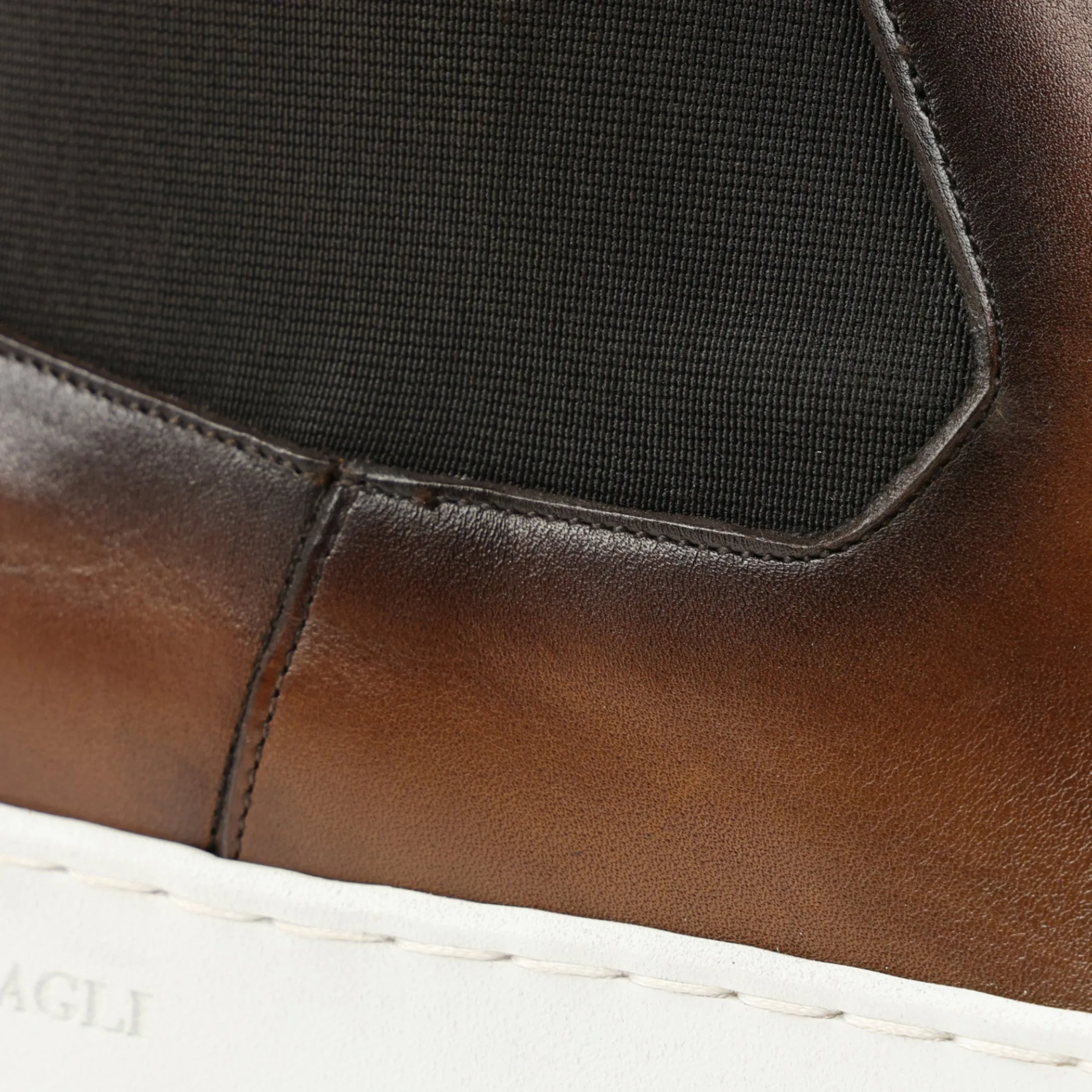 Romeo Twin-Gore Slip-On Chelsea Boot - Cognac sold by Bruno Magli product image thumbnail 3