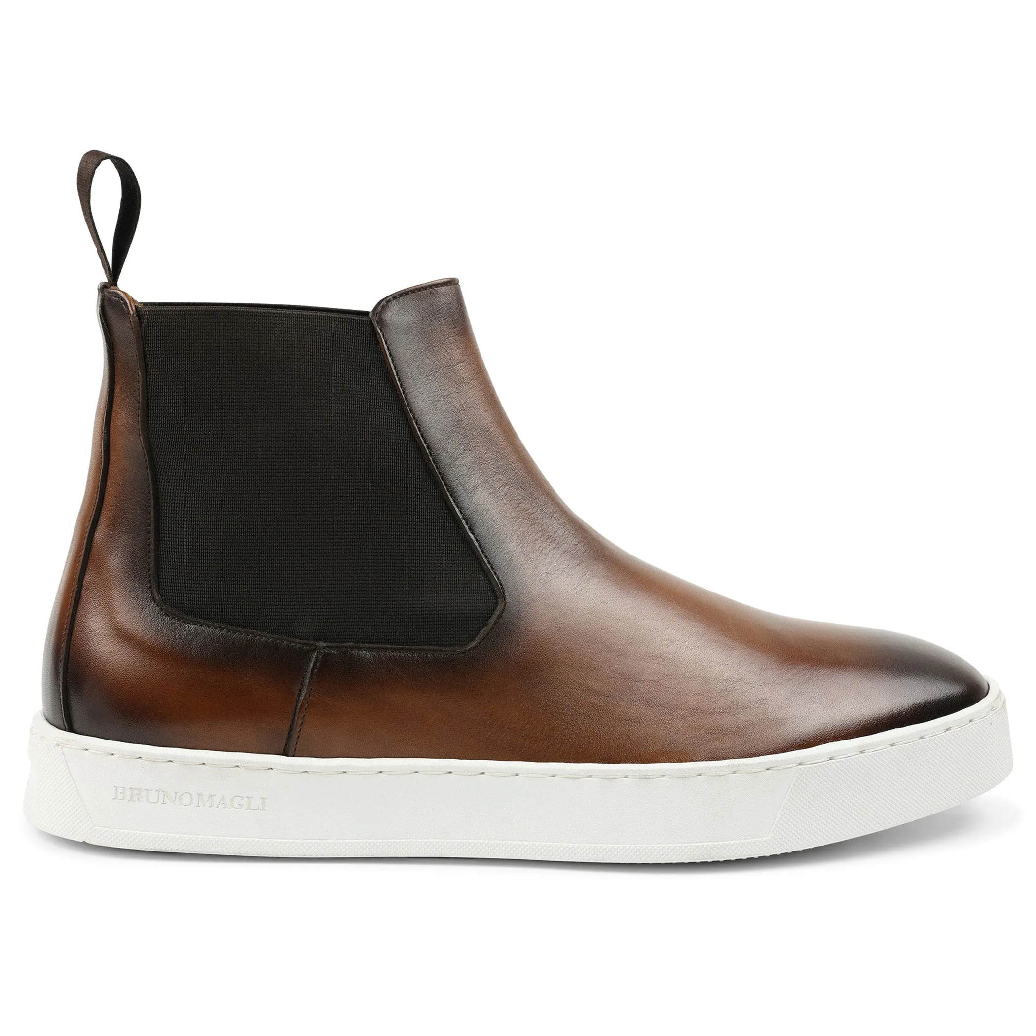 Romeo Twin-Gore Slip-On Chelsea Boot - Cognac sold by Bruno Magli product image thumbnail 2