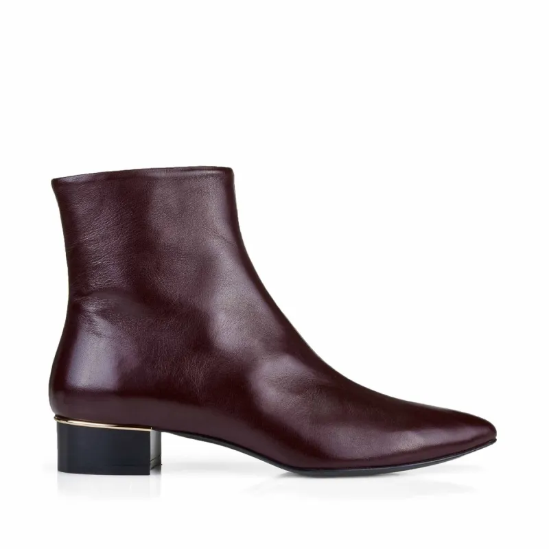 Brigitta Boot  - Wine Leather - Online Exclusive sold by Bruno Magli