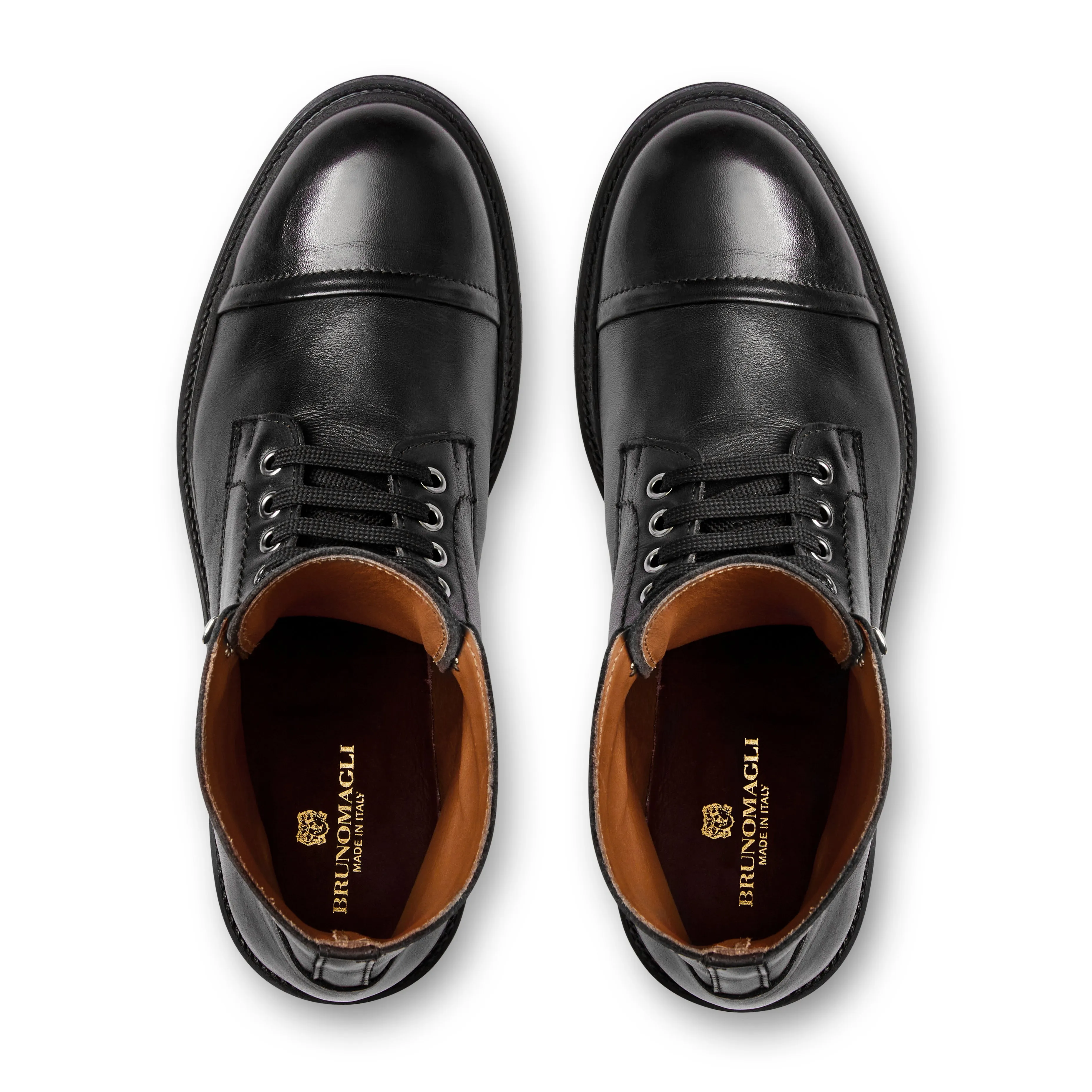 Costanzo Lace-up Boot- Black sold by Bruno Magli product image thumbnail 3