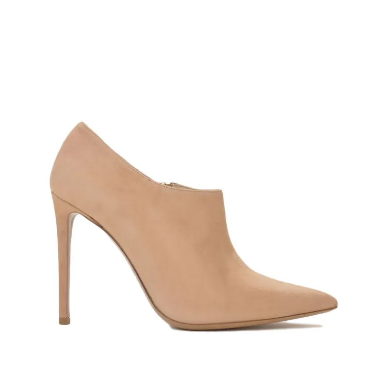 Alma Suede Ankle Boot, 4-inch - Nude Suede sold by Bruno Magli