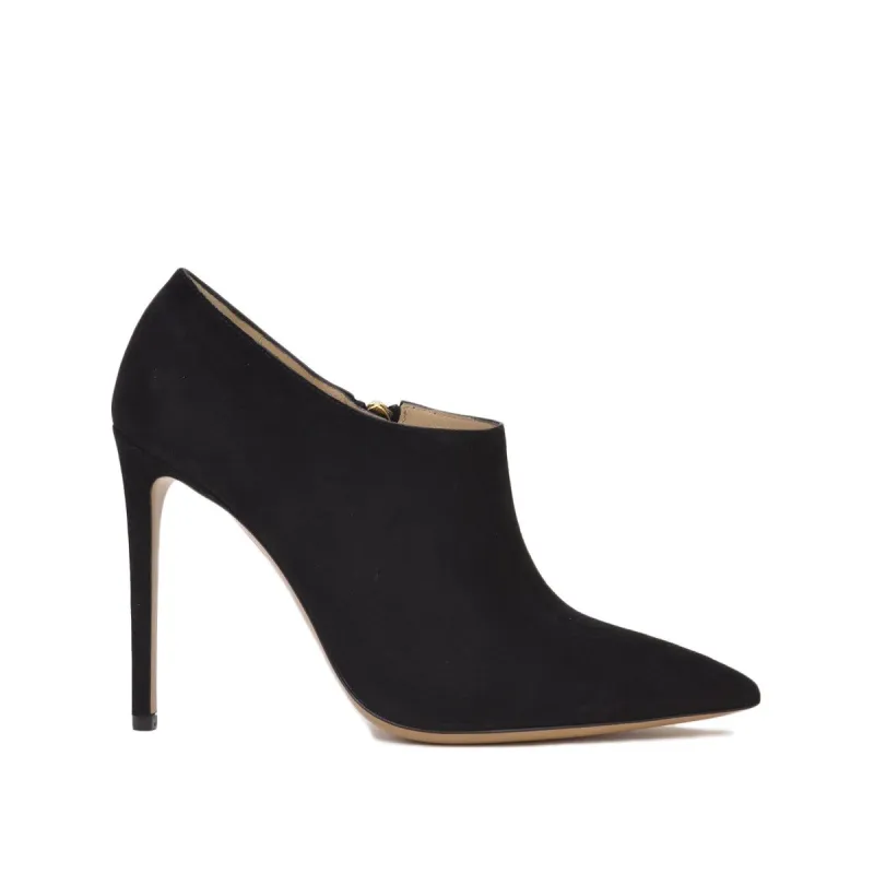 Alma Suede Ankle Boot, 4-inch - Black Suede sold by Bruno Magli