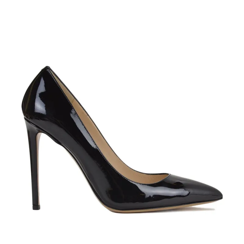 Allegra Patent Pump, 4-inch - Black Patent Leather sold by Bruno Magli
