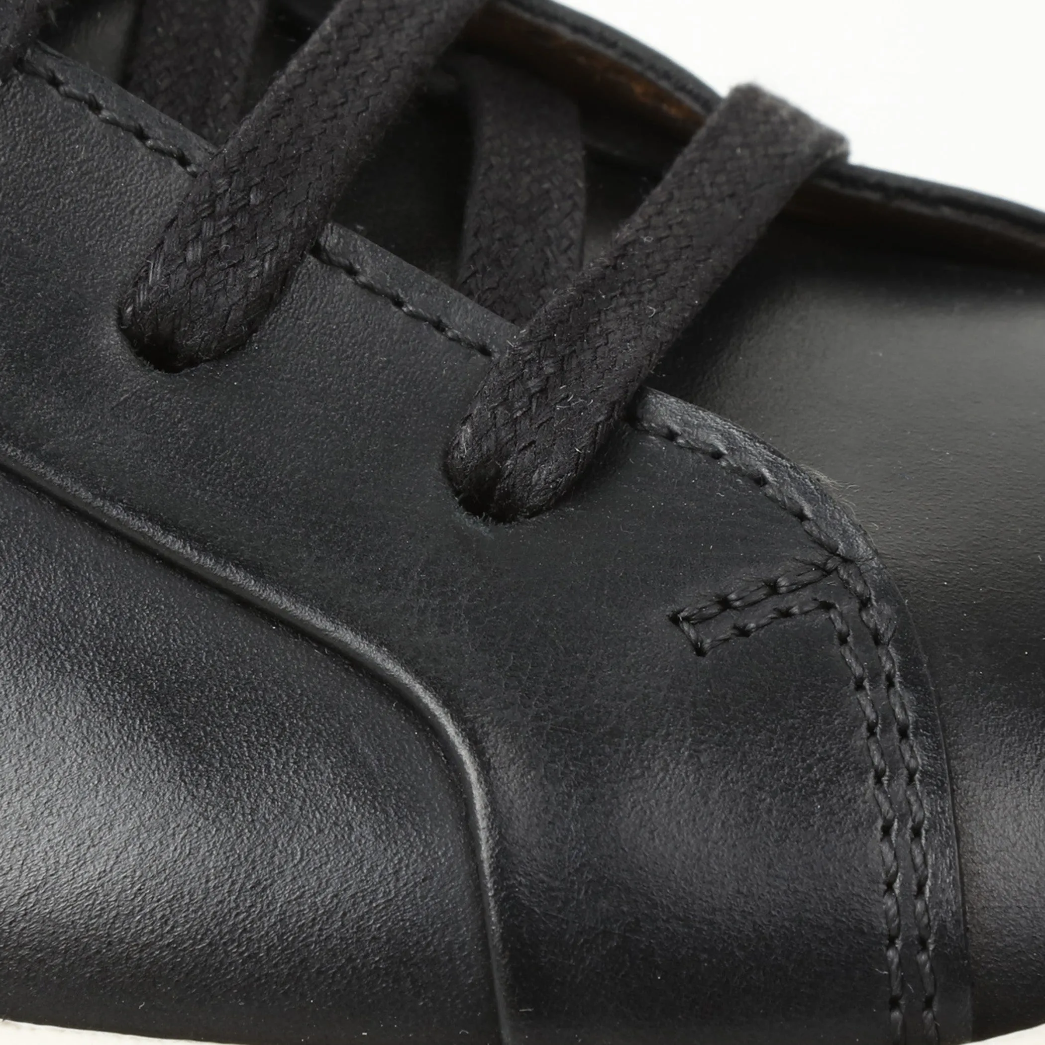 Dante Lace-to-Toe Leather Sneaker - Black sold by Bruno Magli product image thumbnail 3
