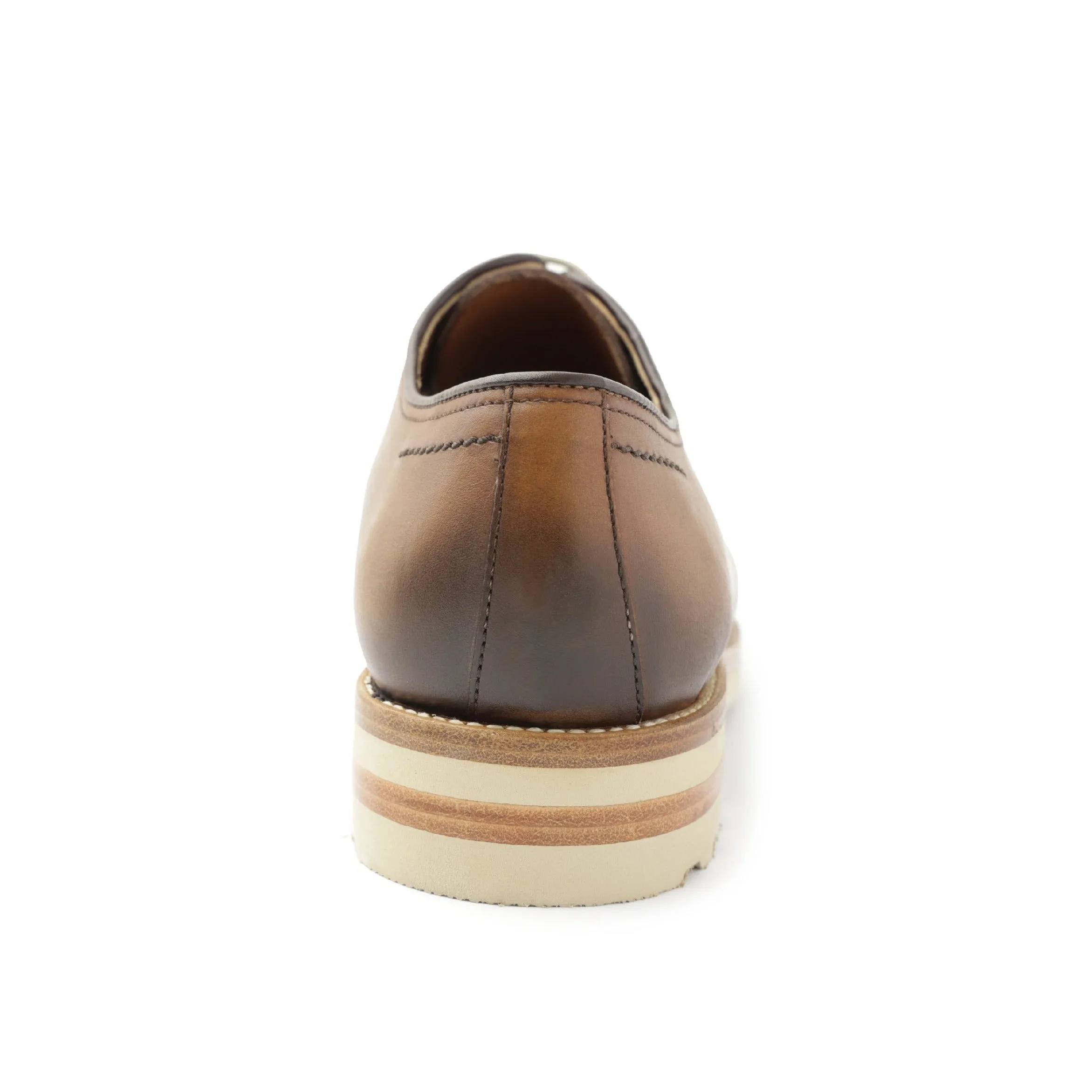 Viterbo Plain Toe Leather Derby - Cognac sold by Bruno Magli product image thumbnail 3