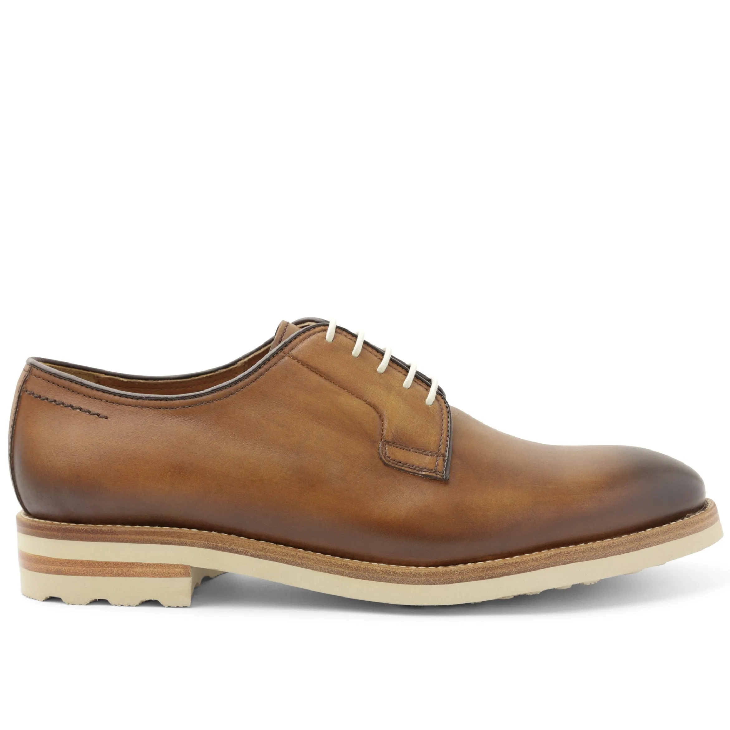 Viterbo Plain Toe Leather Derby - Cognac sold by Bruno Magli product image thumbnail 2