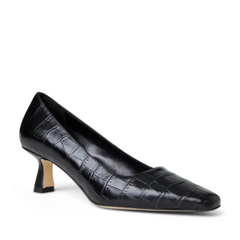 MIREA Pump BLACK/CROC sold by Bruno Magli