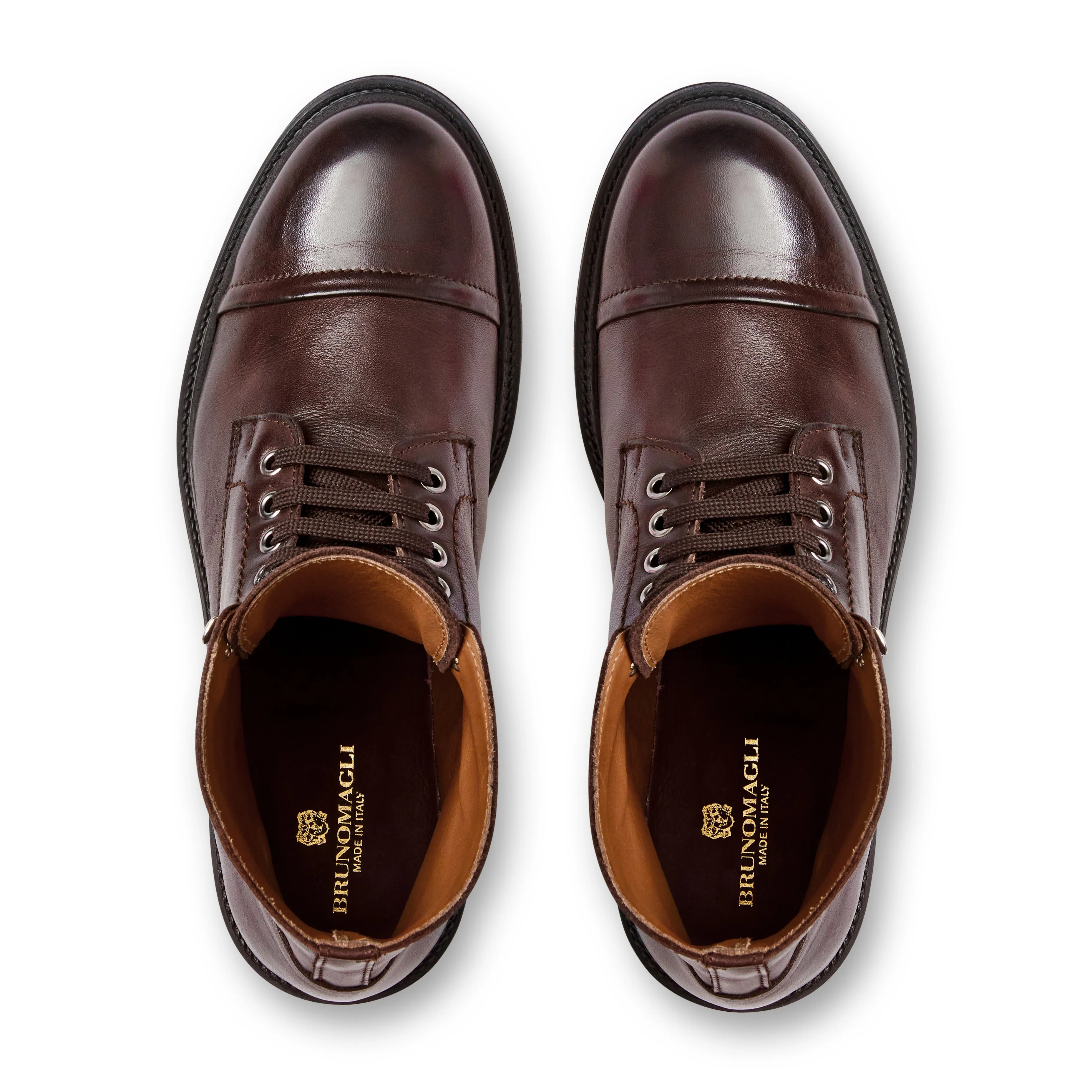 Costanzo Lace-up Boot-Brown sold by Bruno Magli product image thumbnail 3