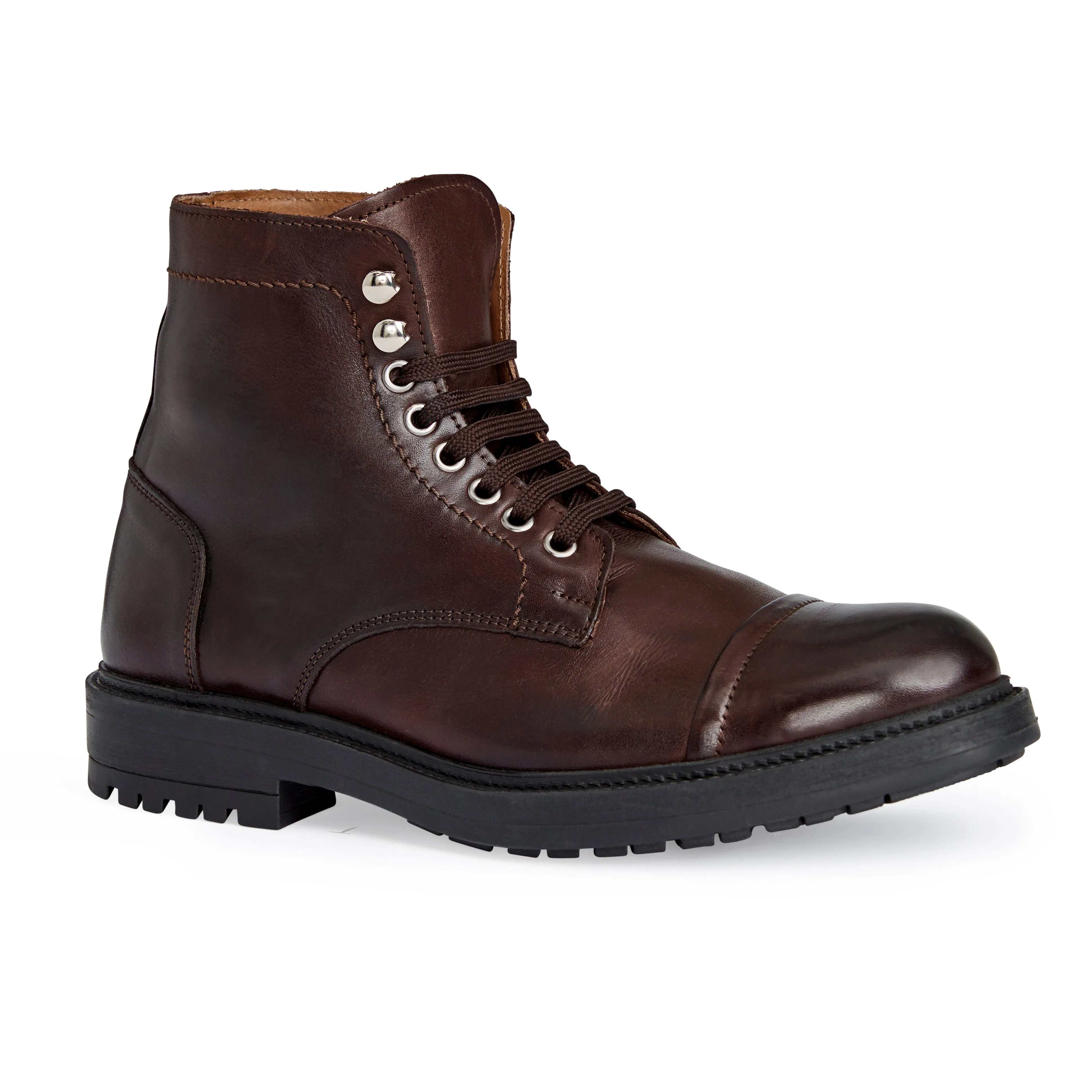 Costanzo Lace-up Boot-Brown sold by Bruno Magli